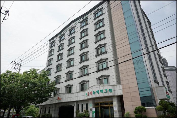 Hotel New Evergreen Mokpo Exteriör bild